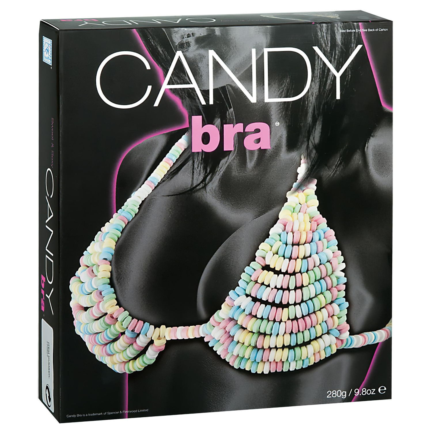 Levně Spencer&amp;Fleetwood Candy Bra - dámska podprsenka z ovocných cukríkov (280g)