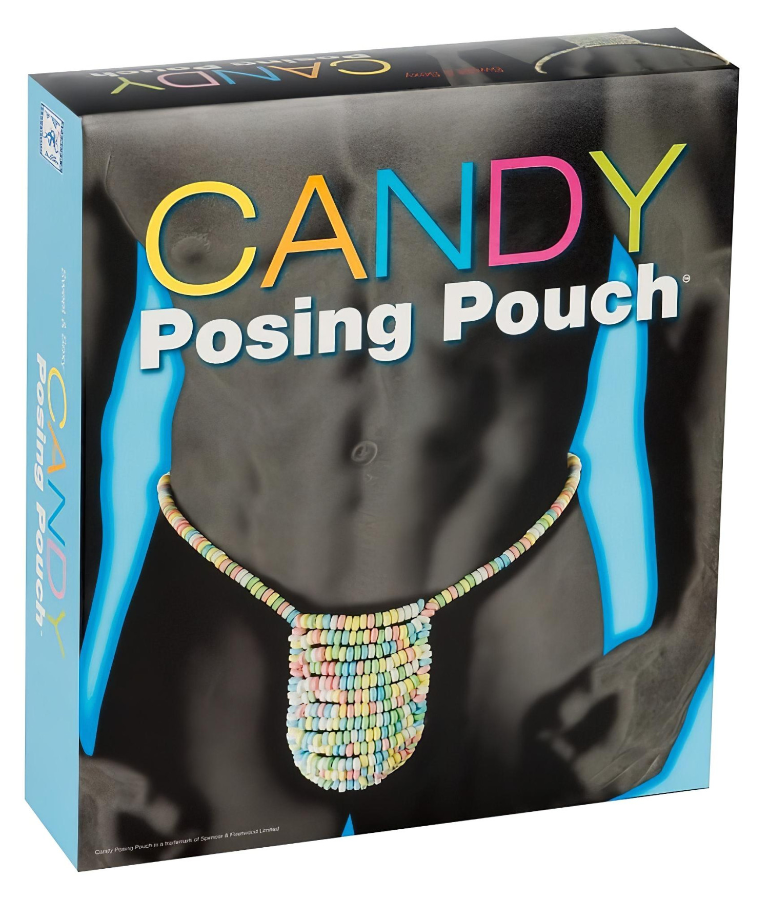 Levně Spencer&amp;Fleetwood Candy Posing Pouch - pánske tangá z ovocných cukríkov (210g)