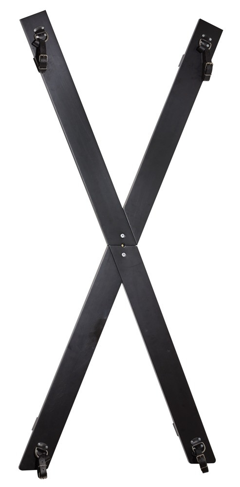 ZADO - Sada nástěnných kravat s křížem svatého Ondřeje (černá)