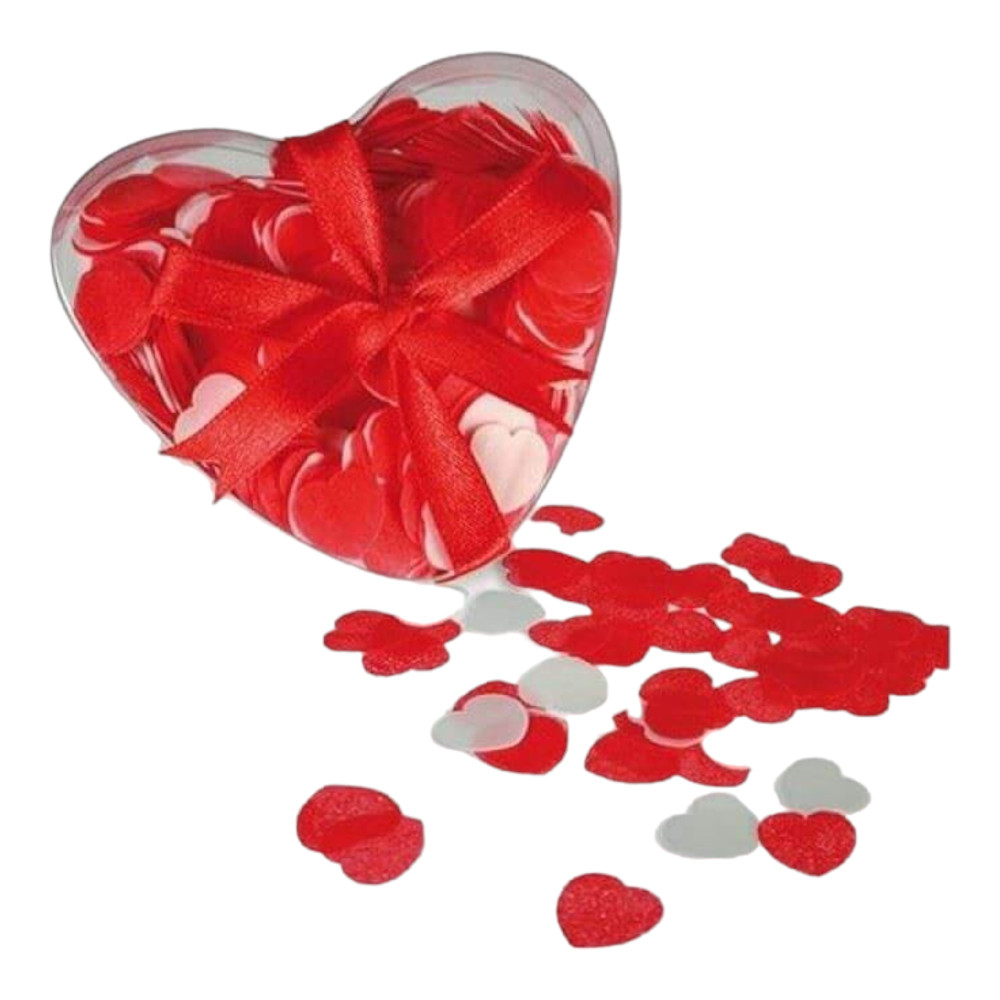 Levně Hearts - konfety do koupele s voňavými okvětními lístky růží (30g)