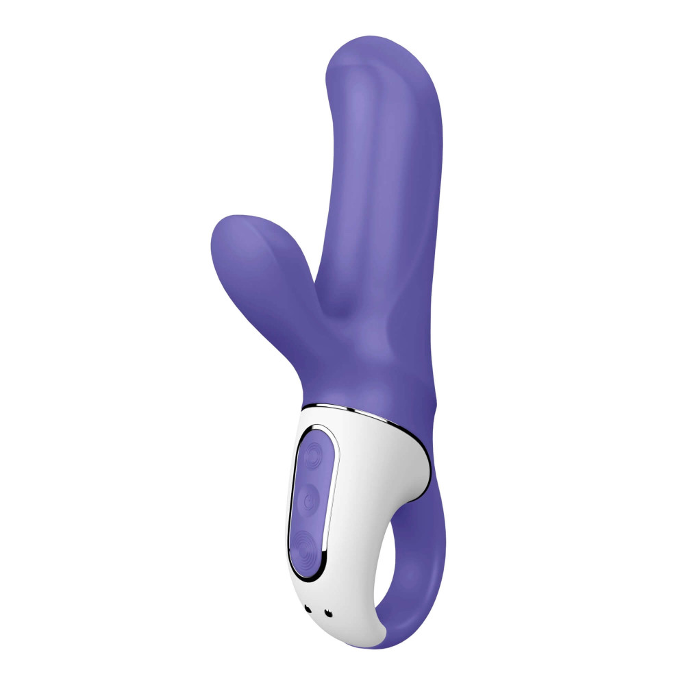 Levně Satisfyer Magic Bunny - vodotěsný, nabíjecí vibrátor s ramínkem na klitoris (modrý)