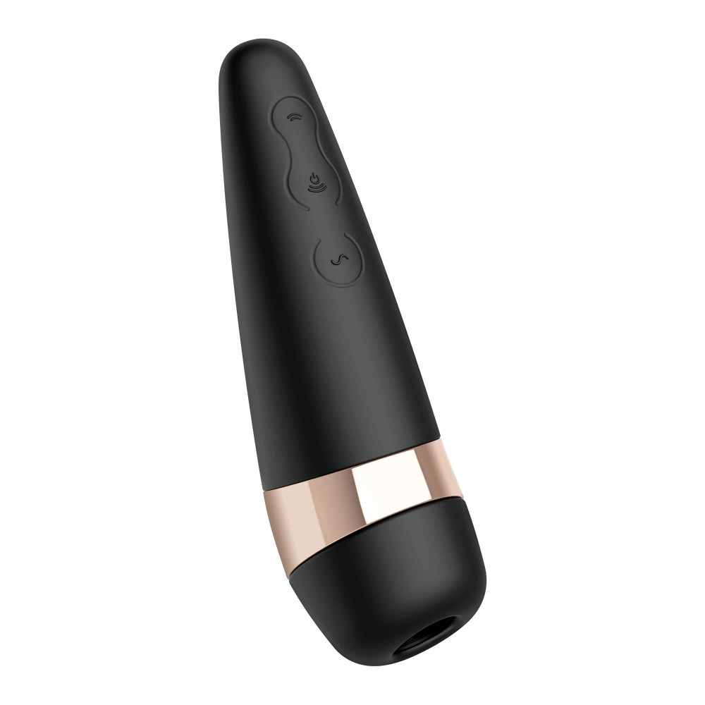 Levně Satisfyer Pro 3+ - nabíjecí, vodotěsný stimulátor na klitoris (černý)