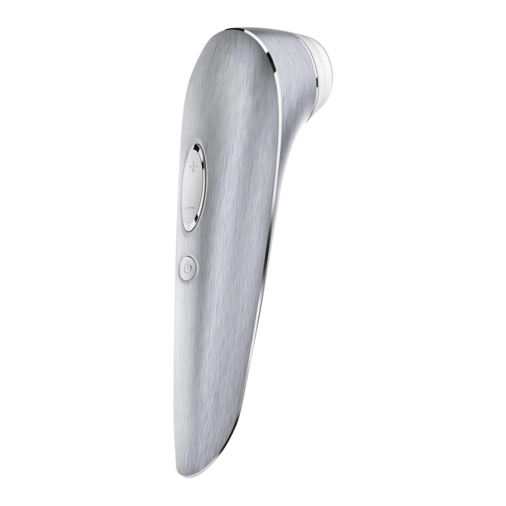 Levně Satisfyer Luxury High Fashion - nabíjecí, vodotěsný stimulátor na klitoris (stříbrný)