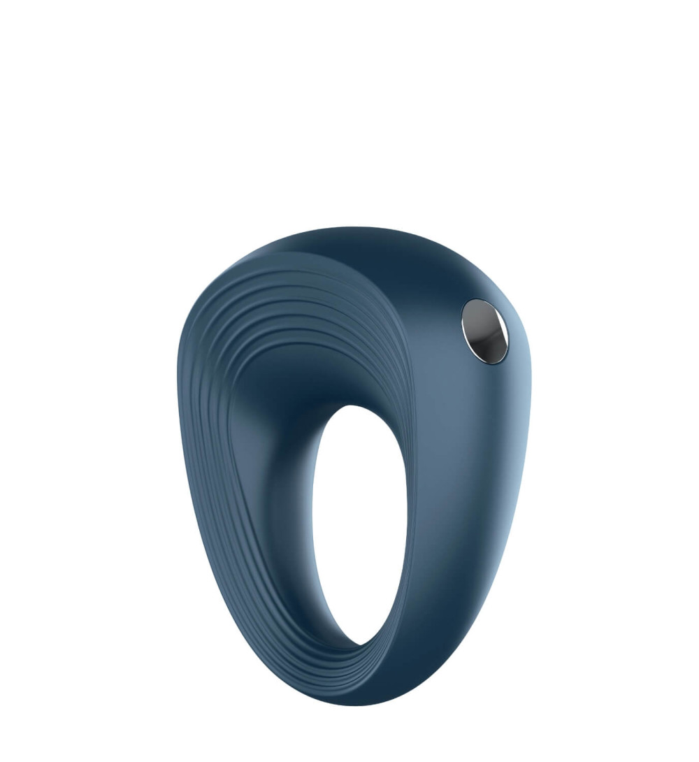Levně Satisfyer Power Ring - vodotěsný, nabíjecí kroužek na penis (šedý)