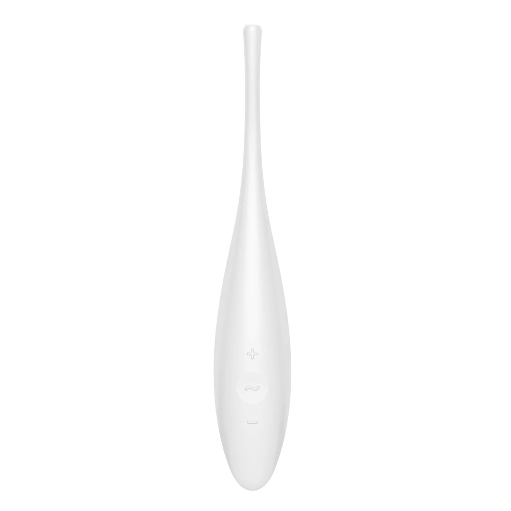 Satisfyer Twirling Joy - nabíjecí, voděodolný vibrátor na klitoris (bílý)