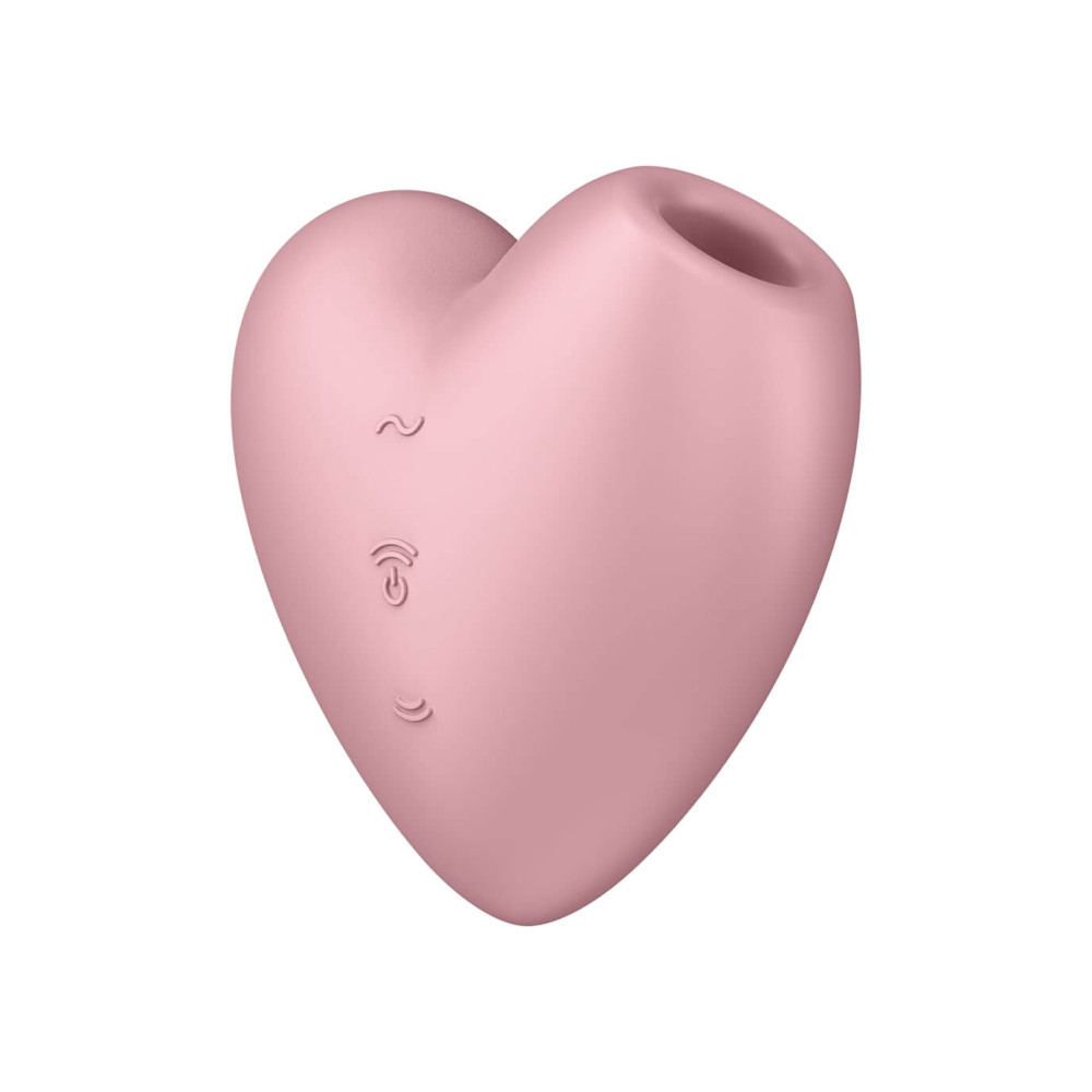 Levně Satisfyer Cutie Heart - nabíjecí stimulátor klitorisu se vzduchovou vlnou (růžový)
