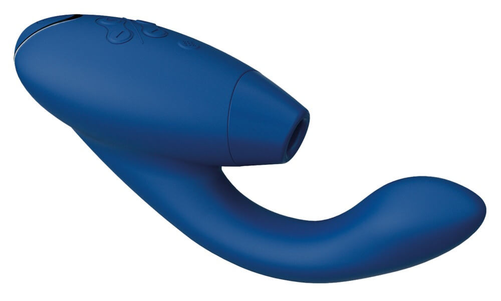 Levně Womanizer Duo 2 - waterproof G-spot vibrator and clitoral stimulator (blue)