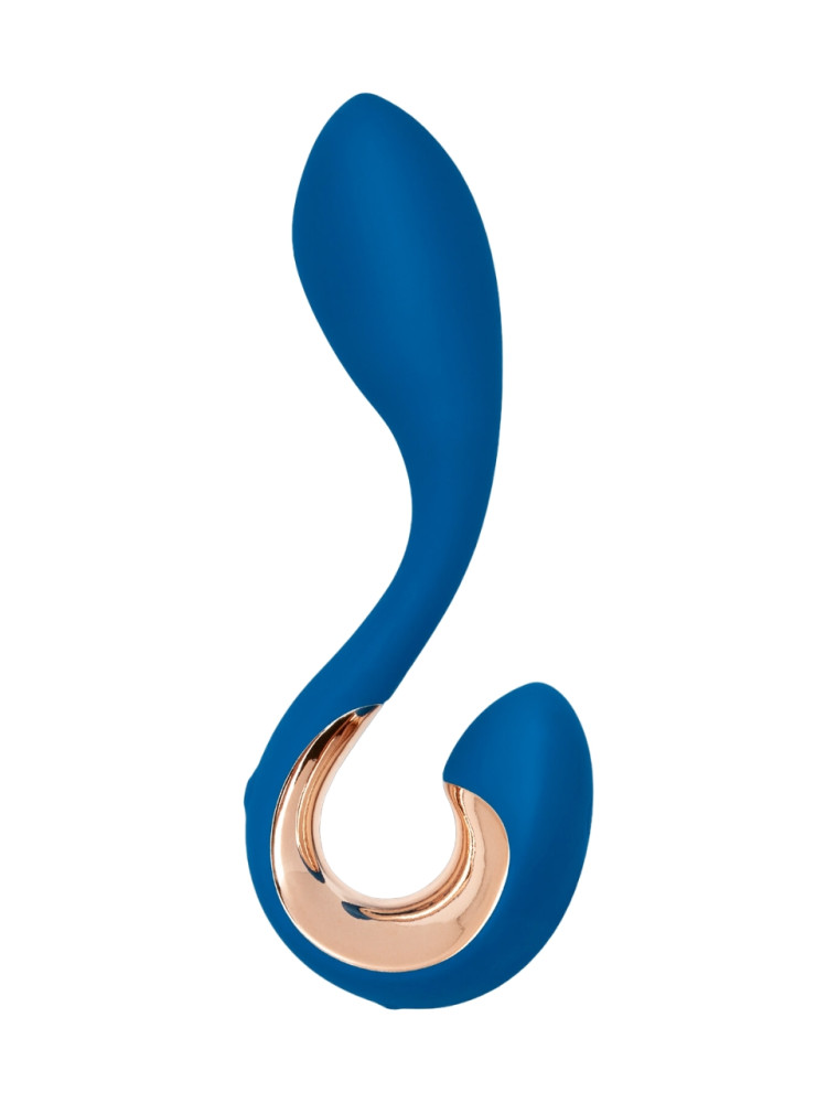Levně G-Vibe G-Pop 2 - dobíjecí, vodotěsný vibrátor s G/P bodem (modrý)