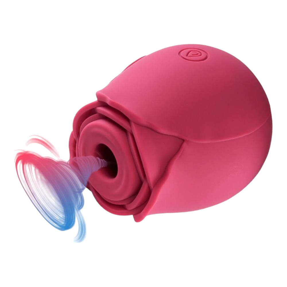 Levně Tracy&#039;s Dog Rose - vodotěsný stimulátor klitorisu na baterie (červený)