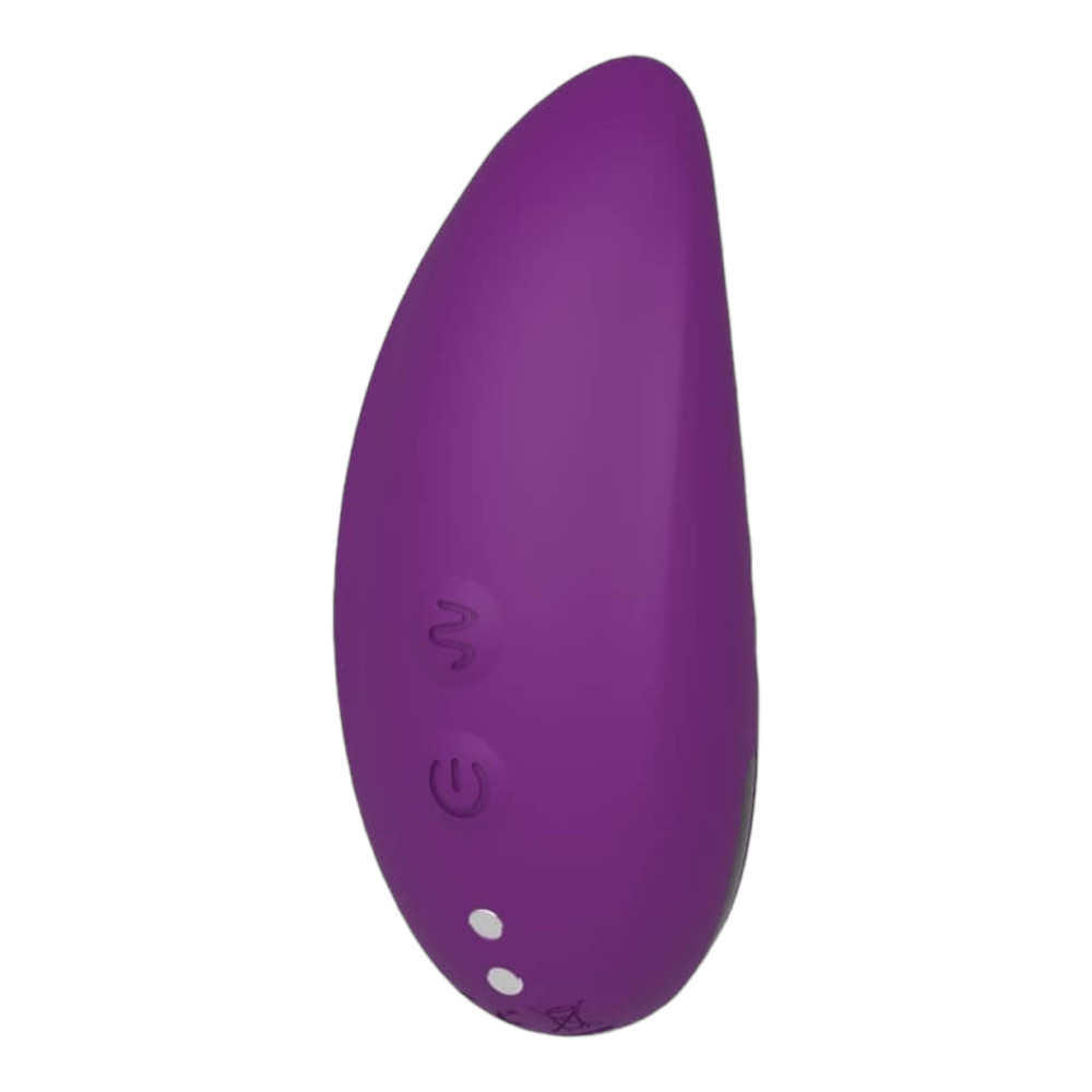 Levně Vibeconnect - vodotěsný stimulátor klitorisu na baterie (fialový)