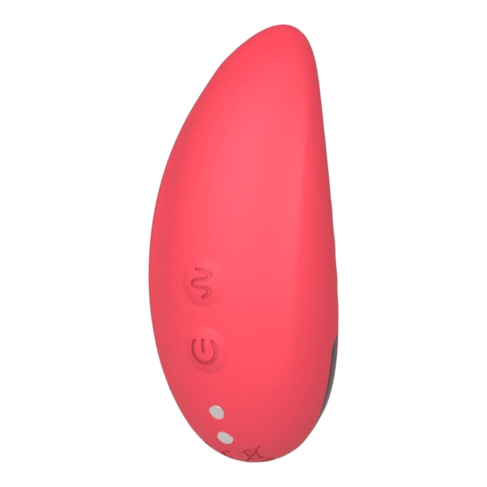 Levně Vibeconnect - Vodotěsný stimulátor klitorisu na baterie (červený)