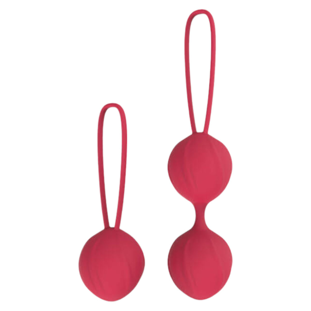 Levně Cotoxo Cherry - dvoudílná sada venušiných kuliček (červená)
