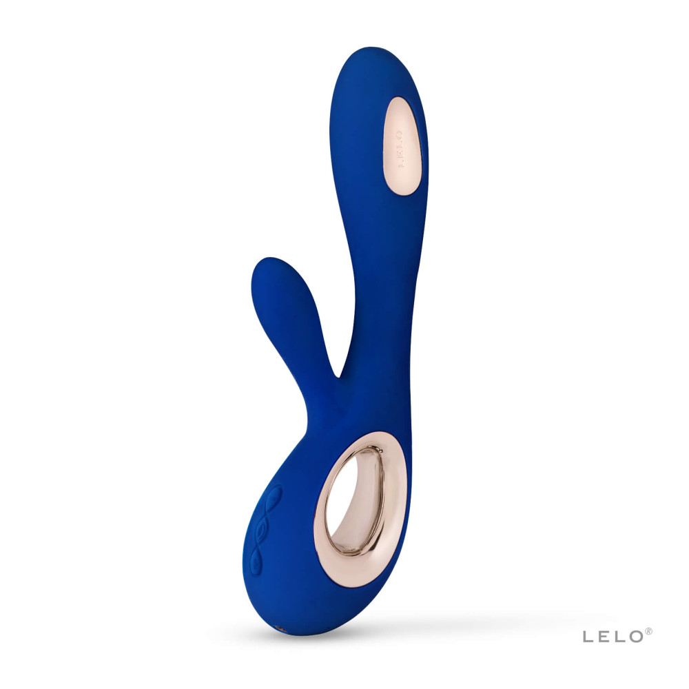 Levně LELO Soraya Wave - bezdrátový vibrátor s hůlkou a kývavým ramenem (modrý)