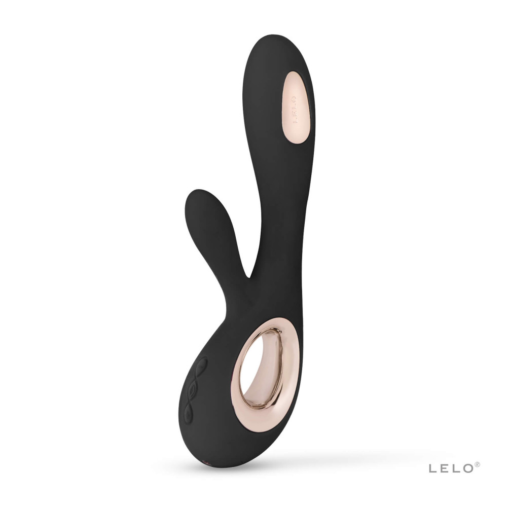 Levně LELO Soraya Wave - bezdrátový vibrátor s hůlkou a kývavým ramenem (černý)