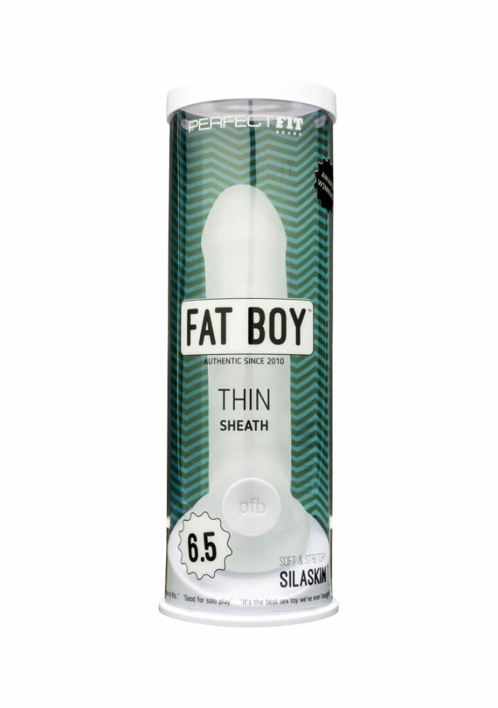Levně Fat Boy Thin - návlek na penis (17cm) - bílý