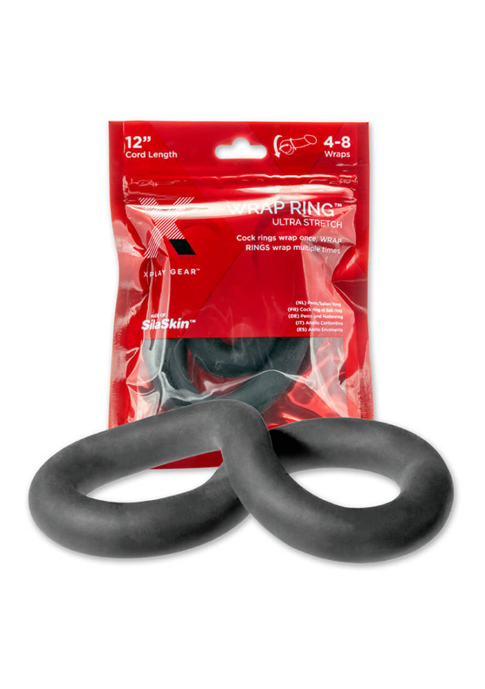Levně Perfect Fit Ultra Wrap 12 - kroužek na penis - černý (30 cm)&quot;