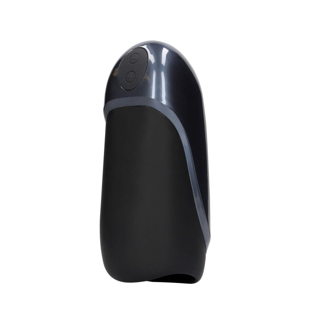 Levně Loveline - dobíjecí, vodotěsný, vibrační masturbátor (černý)