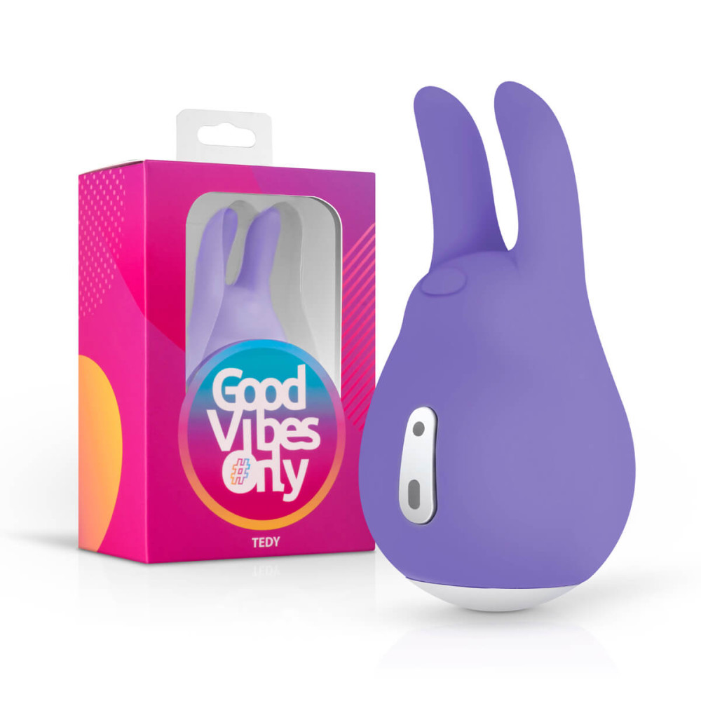 Good Vibes Tedy - dobíjecí vibrátor na klitoris (fialový)