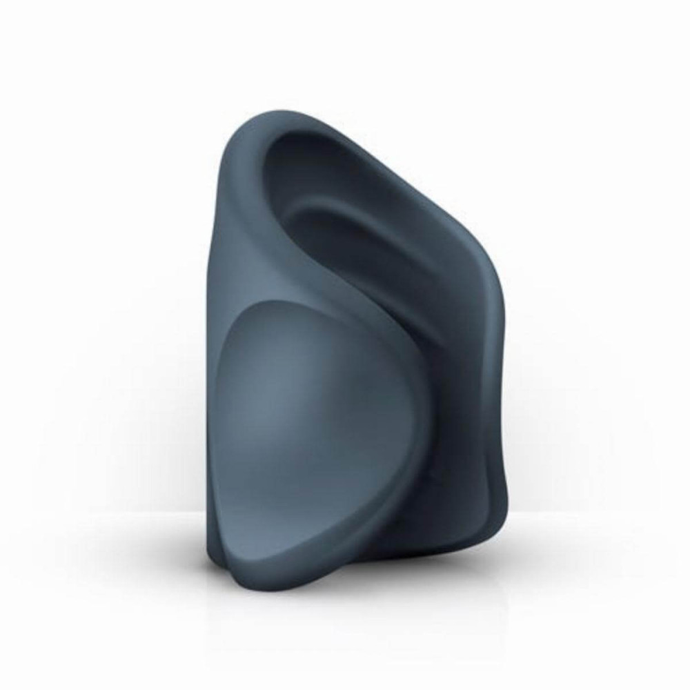 Levně Boners - dobíjecí vibrační otevřený masturbátor (šedý)