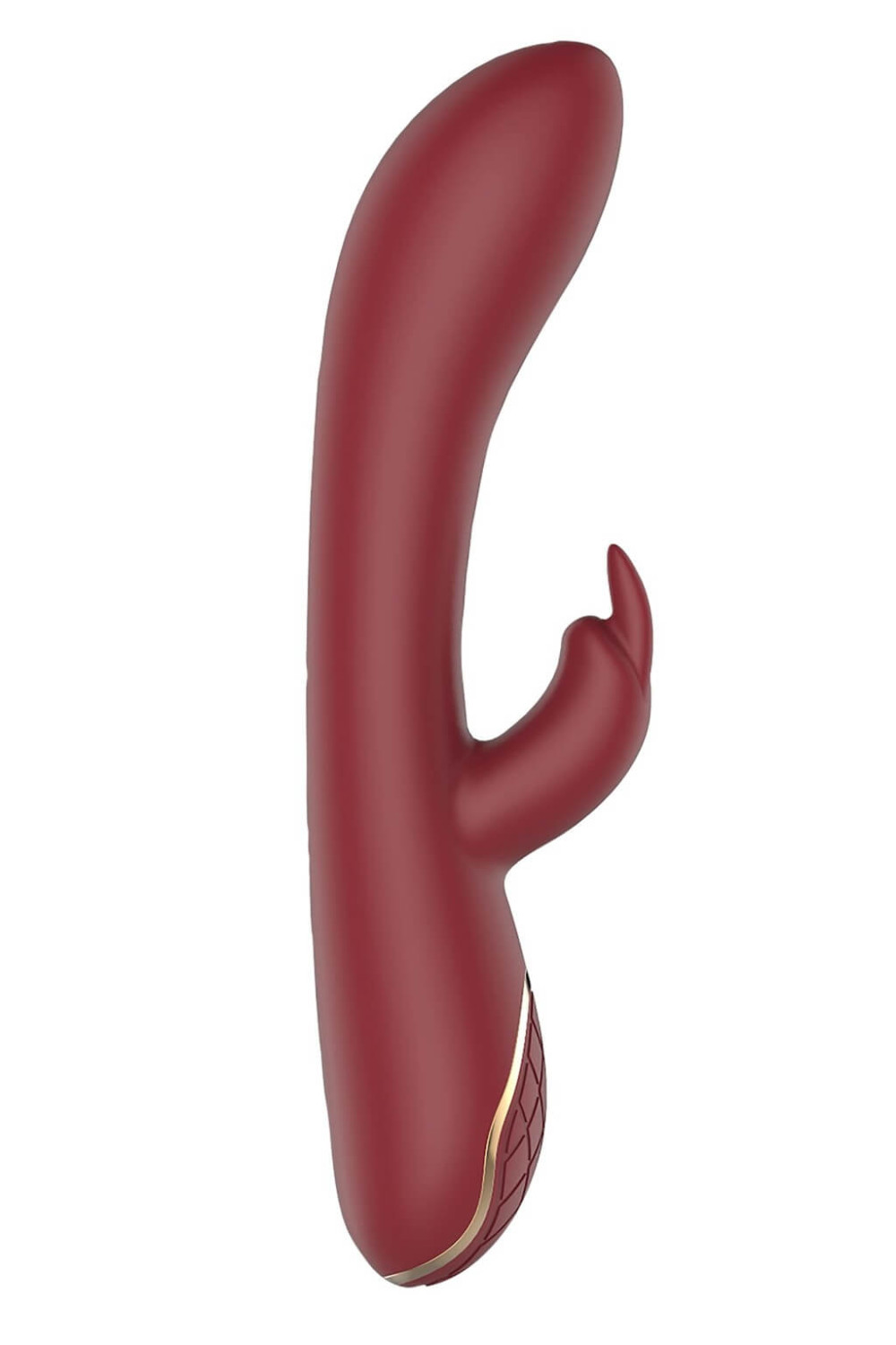 Levně Romance Emily - battery-operated, clitoral G-spot vibrator (burgundy)