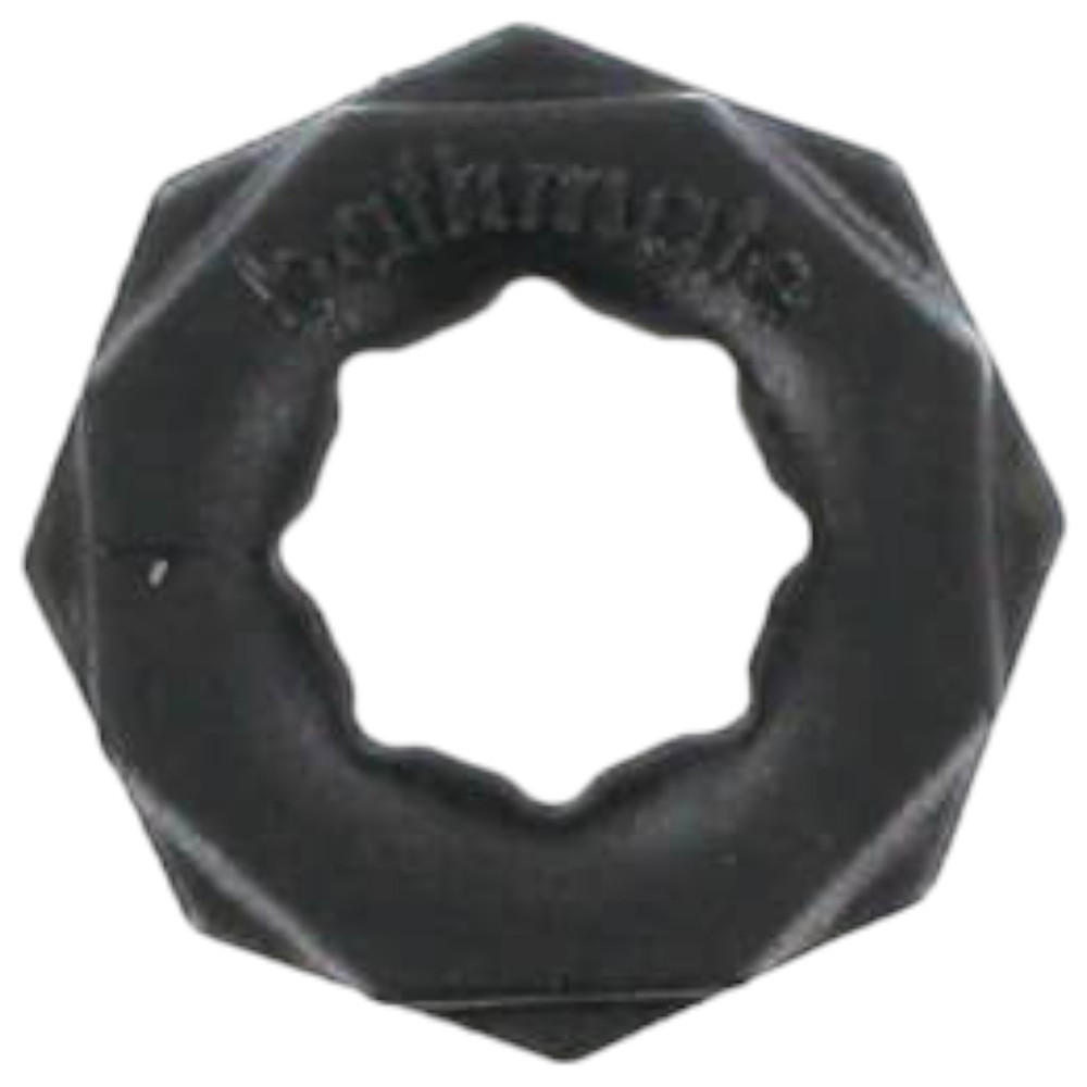 Levně Bathmate - Spartan silikonový erekční kroužek (černý)