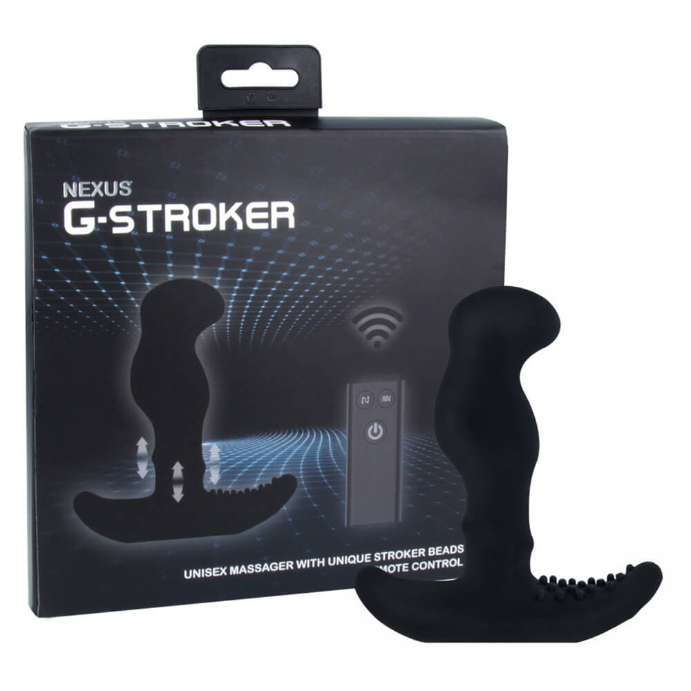 Levně Nexus G-stroker - vibrátor prostaty na dálkové ovládání (černý)