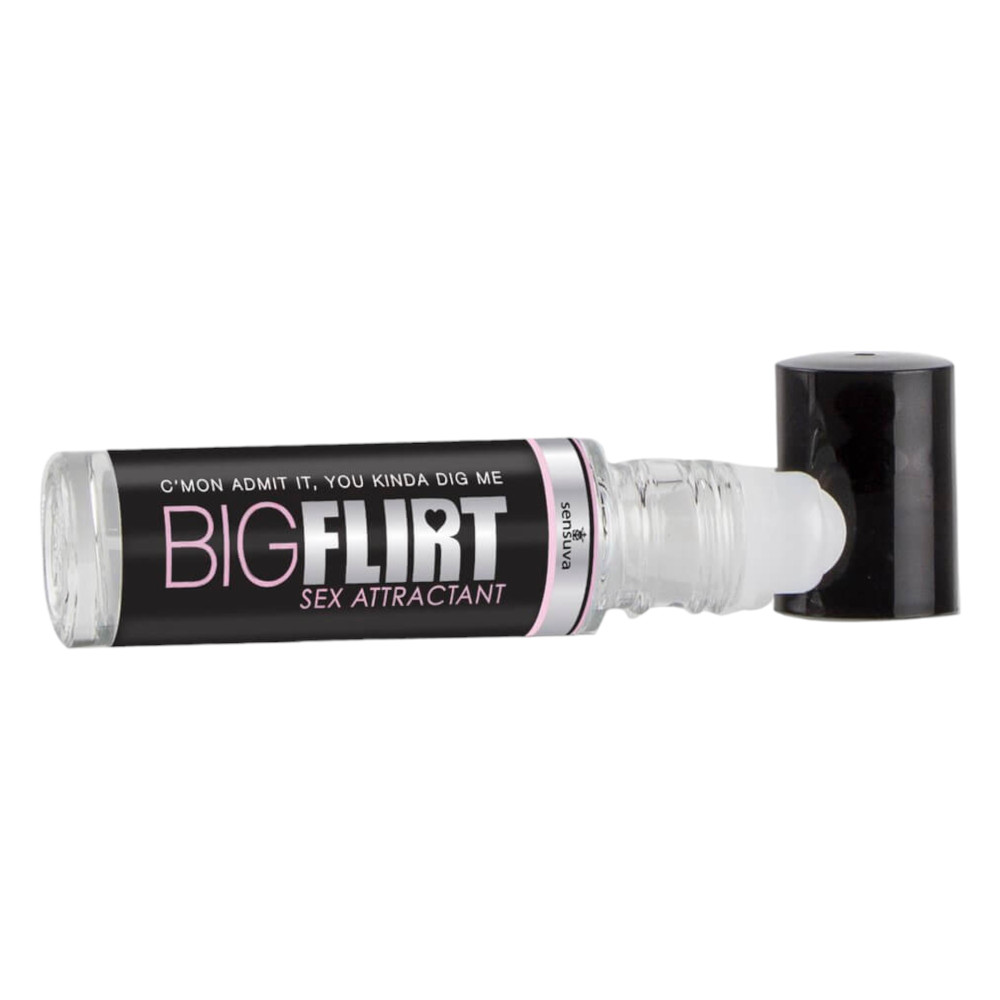 Levně Sensuva Bigflirt - kuličkový parfém pro muže a ženy s obsahem feromonu (10ml)