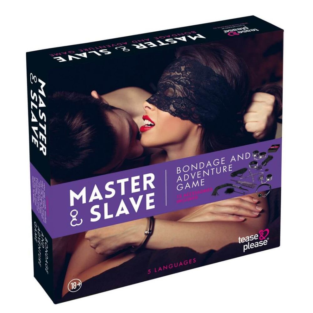 Levně Master &amp; Slave - sada na pletení (fialovo-černá)
