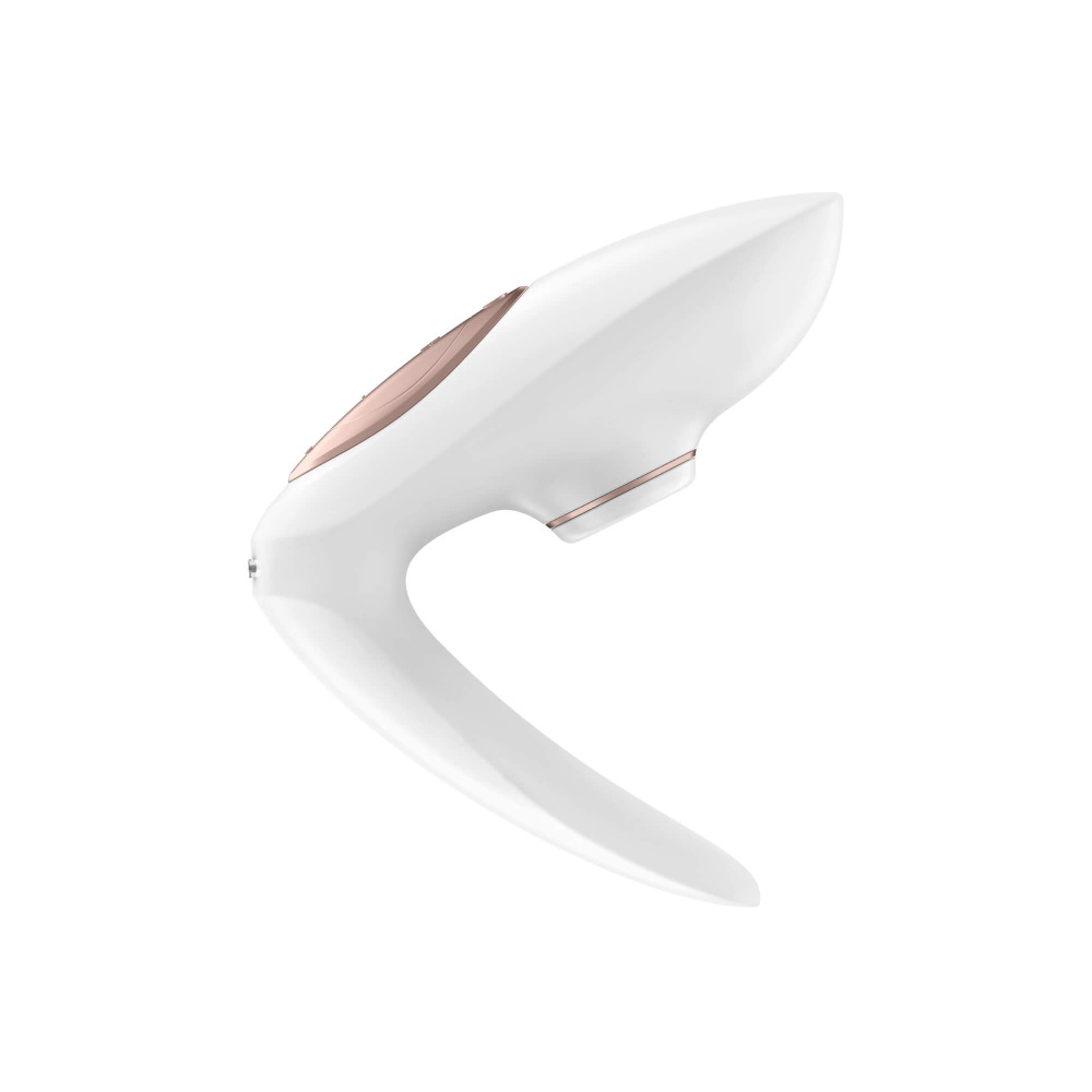 Levně Satisfyer Pro 4 Couples - nabíjecí párový vibrátor a stimulátor klitorisu (bílý)