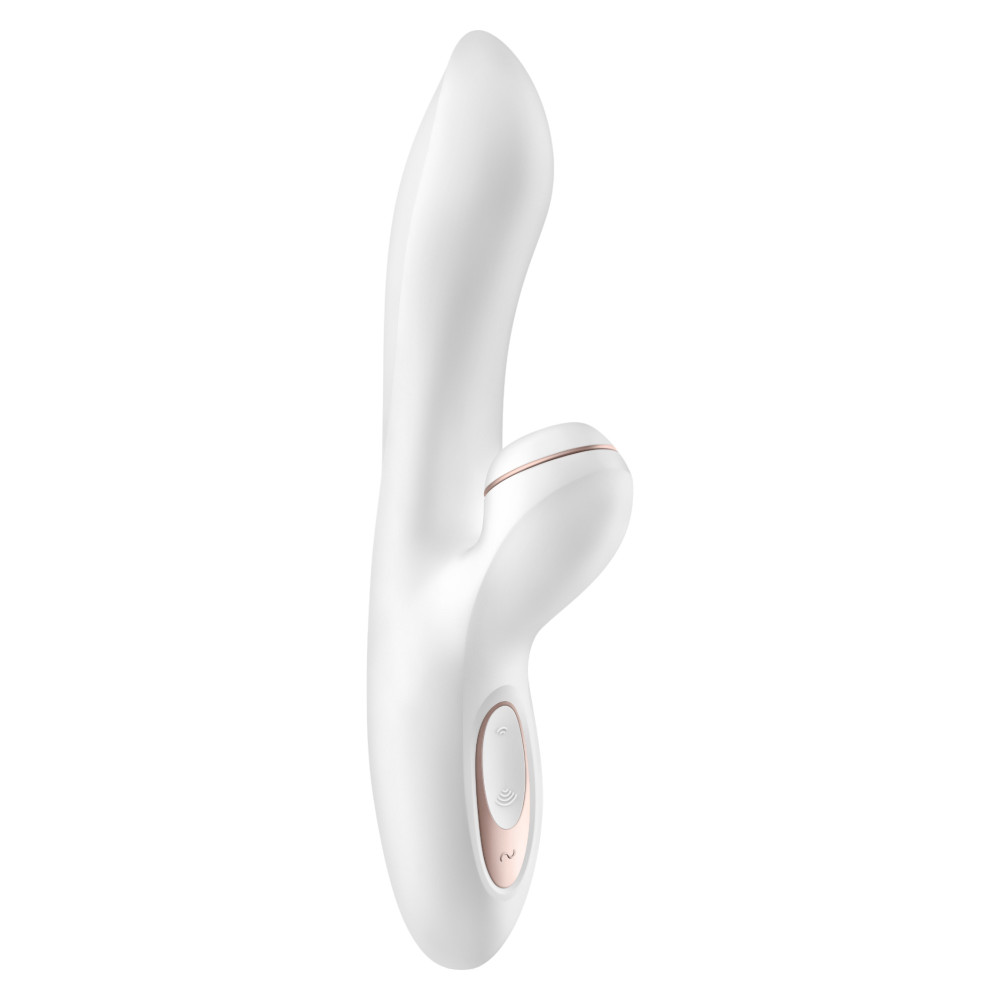 Levně Satisfyer Pro+ G-spot - stimulátor klitorisu a vibrátor na bod G (bílý)