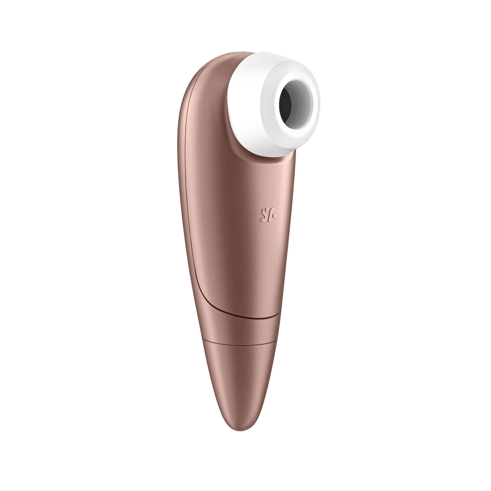 Levně Satisfyer Number One - vodotěsný stimulátor klitorisu (hnědý)