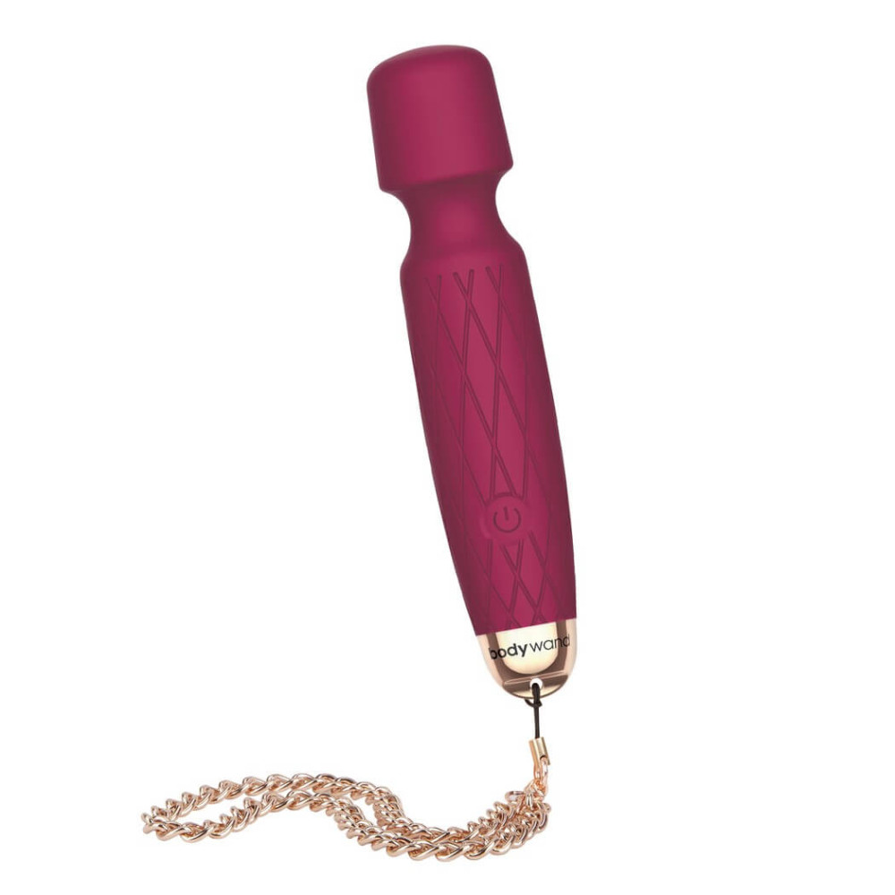 Levně Bodywand Luxe - dobíjecí mini masážní vibrátor (tmavě růžový)