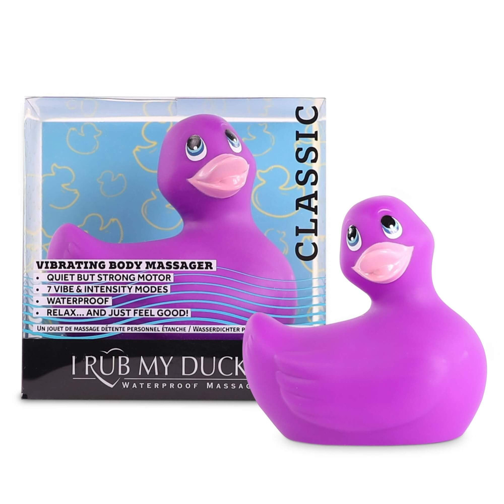 Levně My Duckie Classic 2.0 - vibrátor na klitoris - hravá vodotěsná kačenka (fialová)