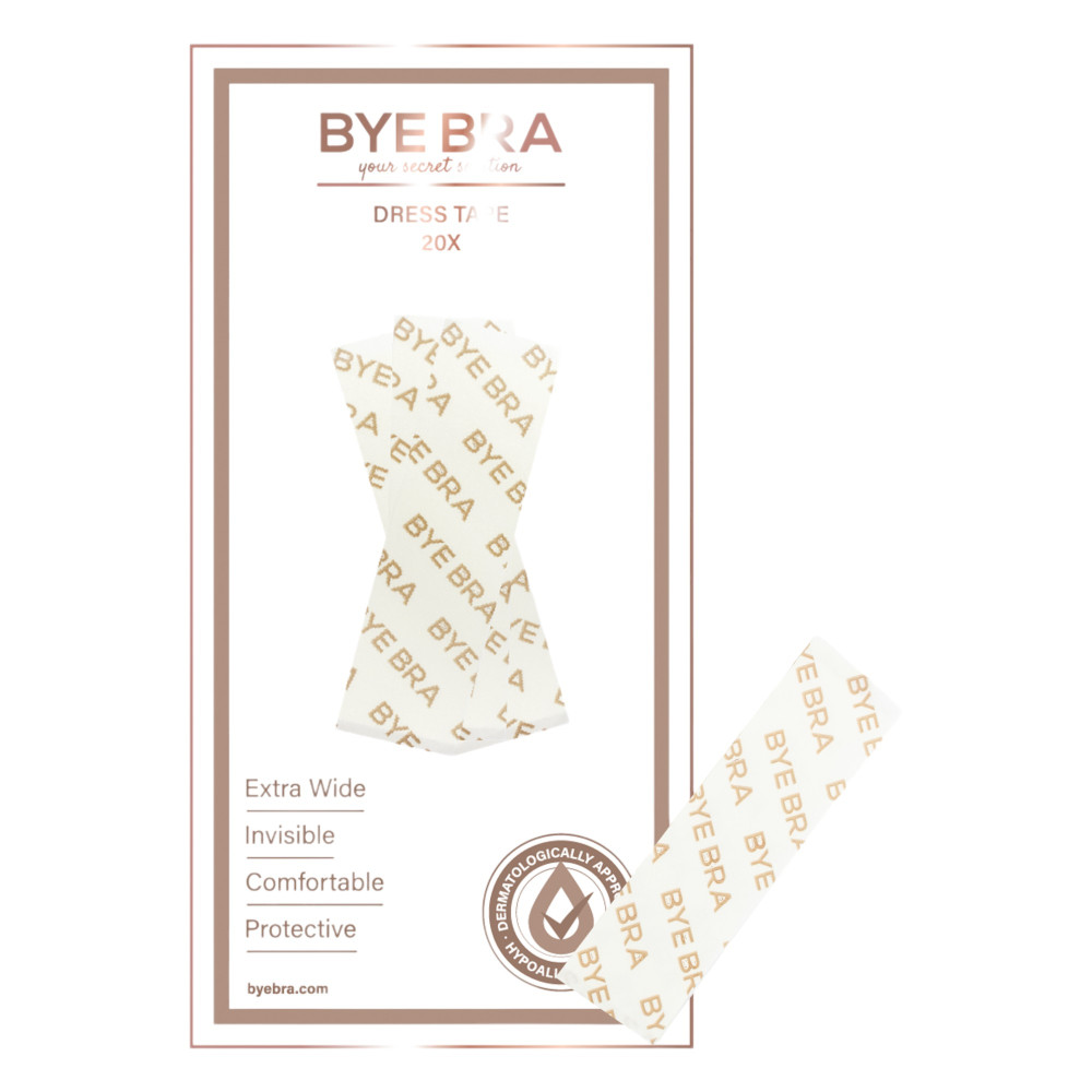 Levně Bye Bra - oboustranná páska na zapínání oděvů (20 kusů)