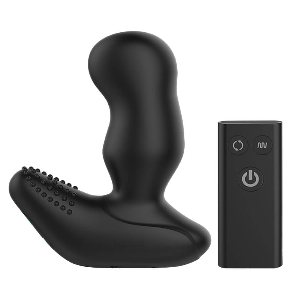 Levně Nexus Revo Extreme - dobíjecí, rádiem řízený, rotační vibrátor na prostatu (černý)