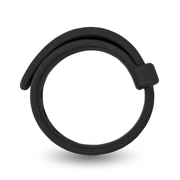 Levně Velv&#039;Or Jason - nastavitelný, silikonový kroužek na penis (černý)