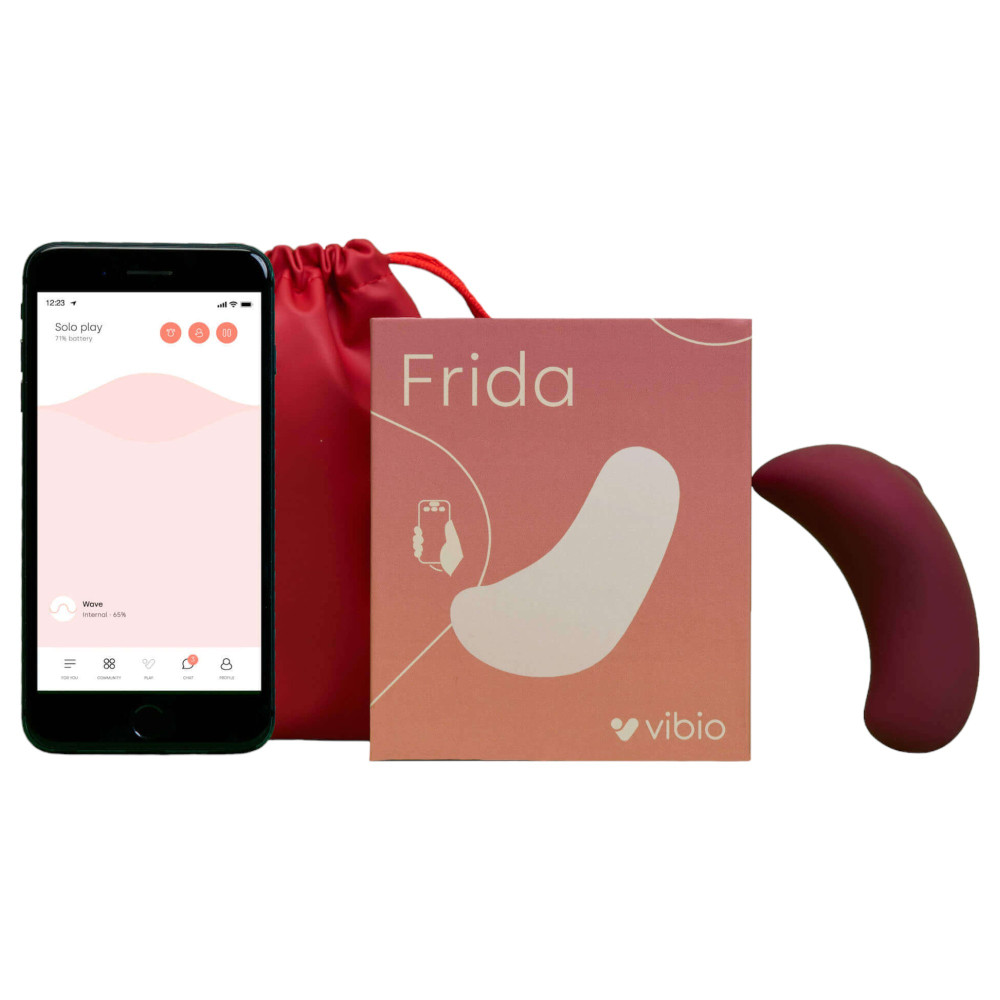 Levně Vibio Frida - chytrý dobíjecí vibrátor na klitoris (červený)