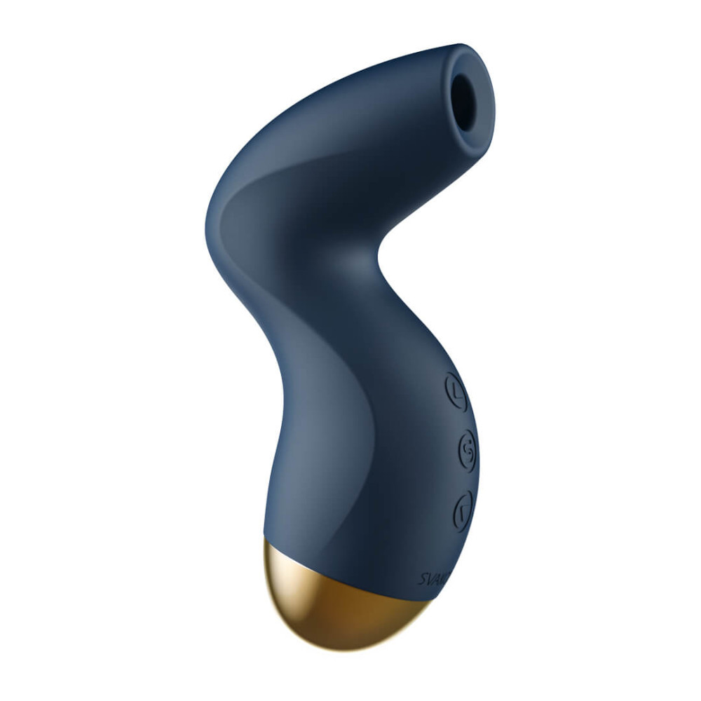 Levně Svakom Pulse Pure - dobíjecí, vzduchový stimulátor klitorisu (modrý)