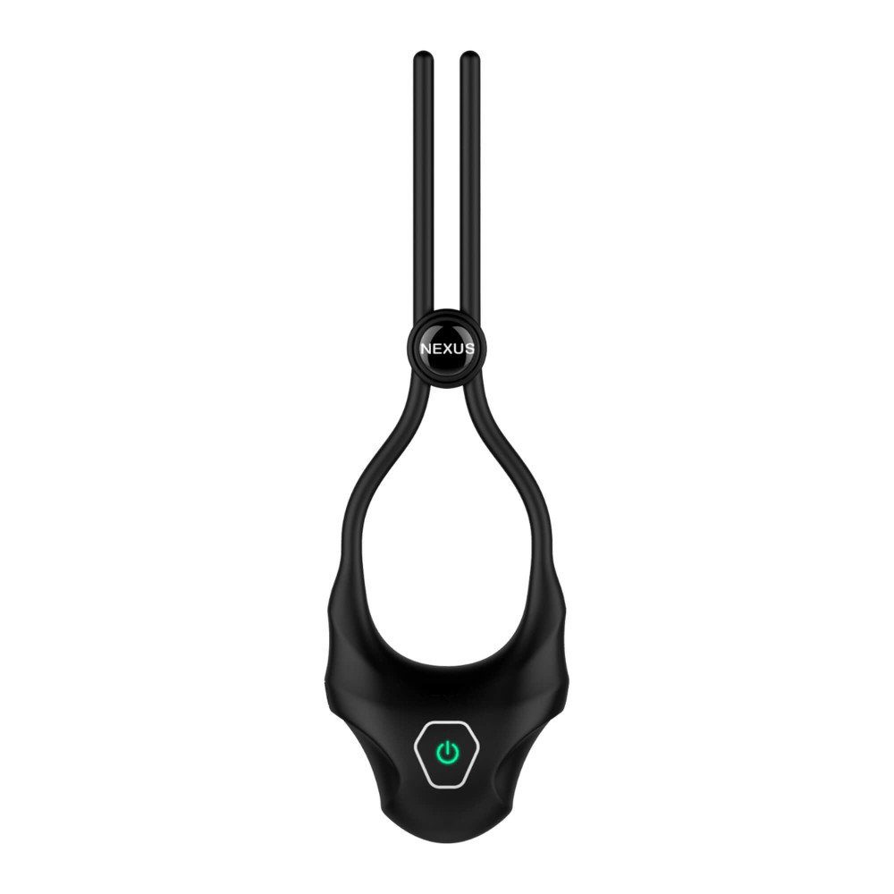 Levně Nexus Forge - nastavitelný vibrační kroužek na penis na baterie (černý)