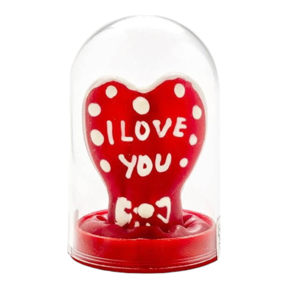 Levně I Love You - kondom s ručně malovaným designem (1ks)